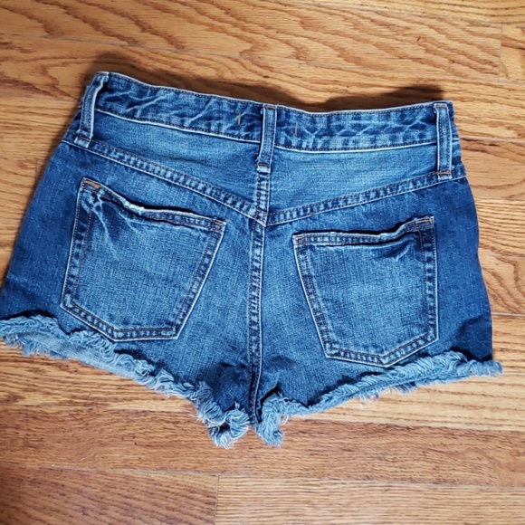 Free People High rise distressed button fly shorts - Picture 7 of 7